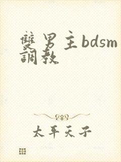 双男主bdsm调教