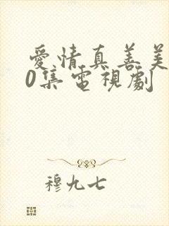 爱情真善美全40集电视剧