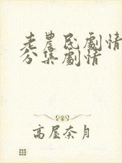 老农民剧情介绍分集剧情