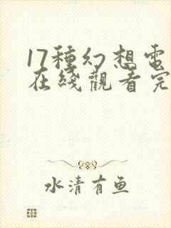 17种幻想电影在线观看完整免费高清封面