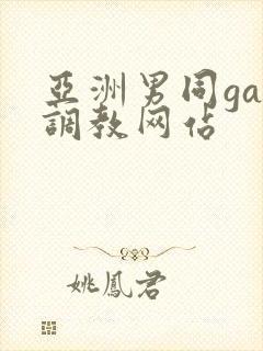 亚洲男同gay调教网站