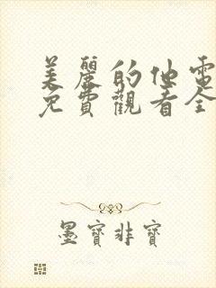 美丽的他电视剧免费观看全集高清