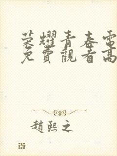 荣耀青春电视剧免费观看高清