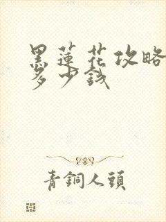 黑莲花攻略手册多少钱