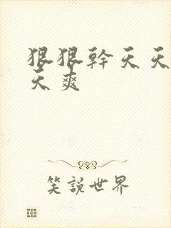 狠狠干天天操天天爽