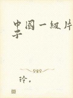 中国一级片大奶子