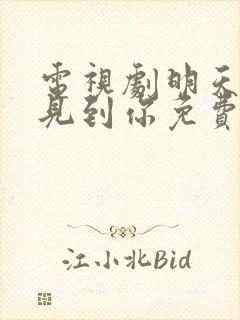 电视剧明天也想见到你免费观看第三集