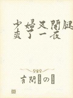 少妇叉开腿让我爽了一夜