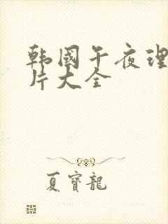 韩国午夜理伦影片大全