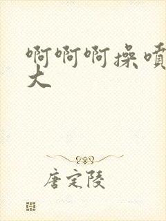 啊啊啊操喷水了大