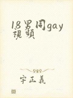 18男同gay视频