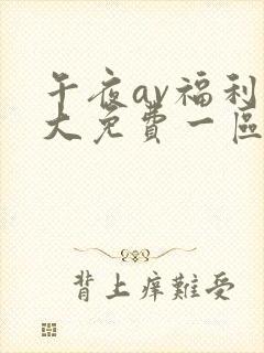 午夜av福利粗大免费一区