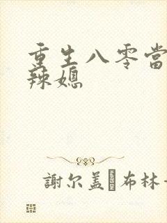 重生八零当家小辣媳