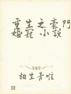 重生之豪门第一婚宠 小说