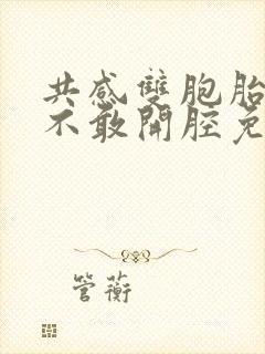 共感双胞胎by不敢开腔免费阅读