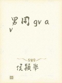 男同 gv av封面