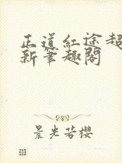 正道红途超前更新笔趣阁