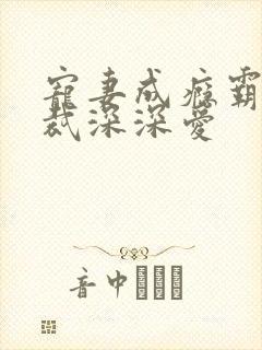 宠妻成瘾霸道总裁深深爱