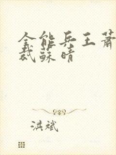 全能兵王萧晨总裁苏晴