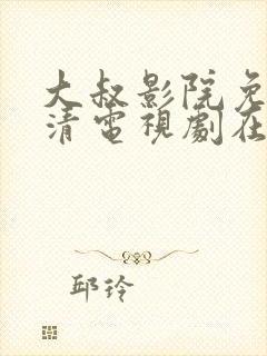 大叔影院免费高清电视剧在线观看