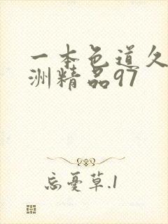 一本色道久久亚洲精品97封面