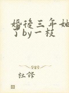 婚后三年她变心了by一枝