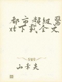 都市超级医圣txt下载全文免