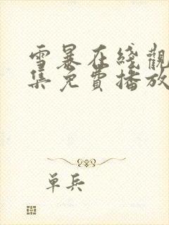 雪暴在线观看全集免费播放