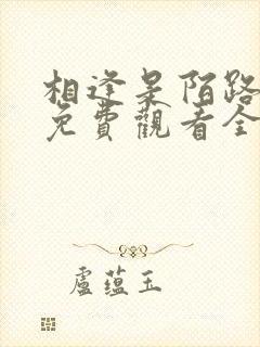 相逢是陌路短剧免费观看全集