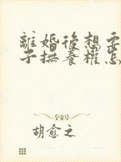 离婚后想要回孩子抚养权怎么办