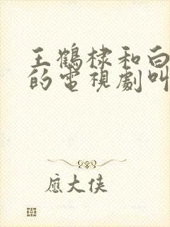 王鹤棣和白鹿演的电视剧叫什么封面