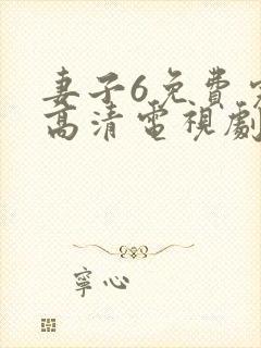 妻子6免费完整高清电视剧看