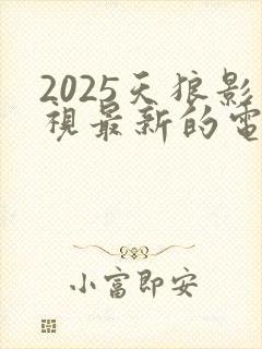 2025天狼影视最新的电视剧