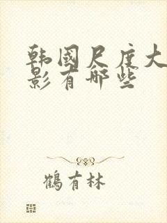 韩国尺度大的电影有哪些