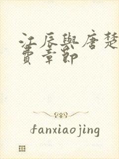 江辰与唐楚楚免费章节