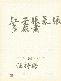 肚子胀气胀痛屁多尿黄封面