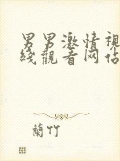 男男激情视频在线观看网站