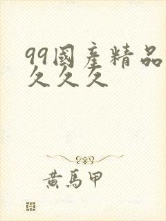 99国产精品久久久久