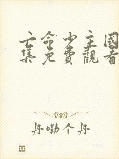 亡命少主国语全集免费观看高清