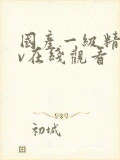 国产一级精品av在线观看