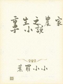 重生之农家小娘子 小说