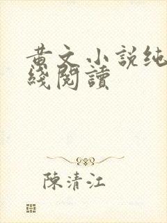 黄文小说纯肉在线阅读