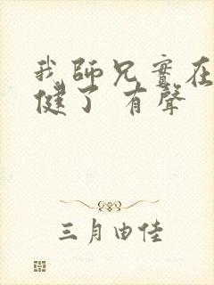 我师兄实在太稳健了 有声