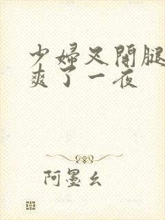 少妇叉开腿让我爽了一夜