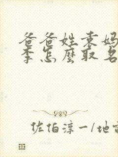 爸爸姓袁妈妈姓李怎么取名