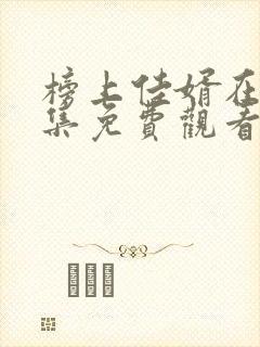 榜上佳婿在线全集免费观看电视剧封面