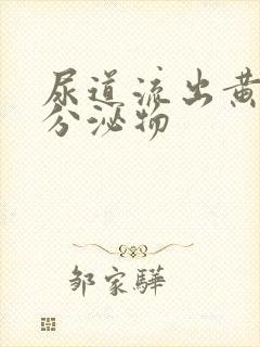 尿道流出黄脓状分泌物