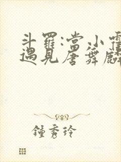 斗罗:当小霍娘遇见唐舞麟封面