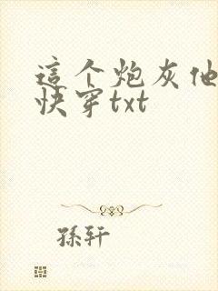 这个炮灰他当了快穿txt