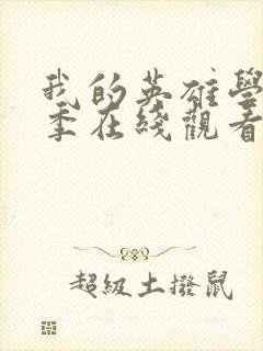 我的英雄学院2季在线观看封面